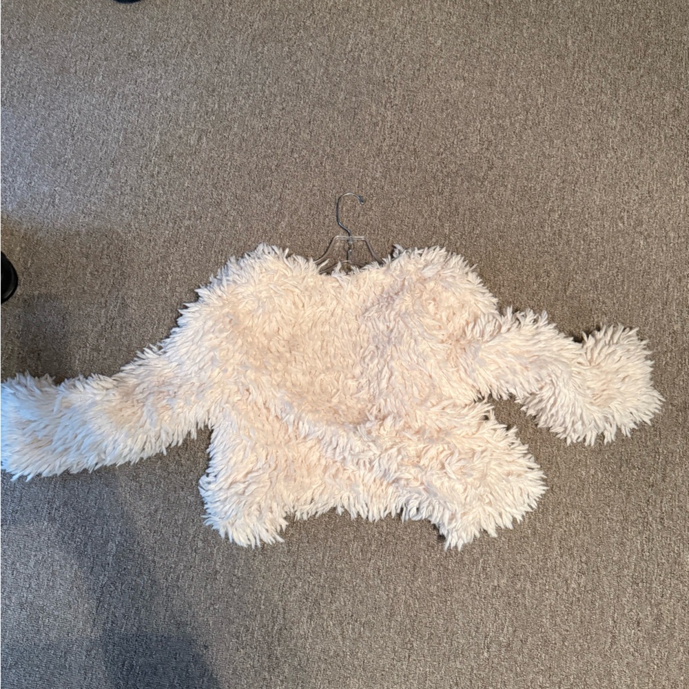 Cozy Cream Kids' Faux Fur Jacket